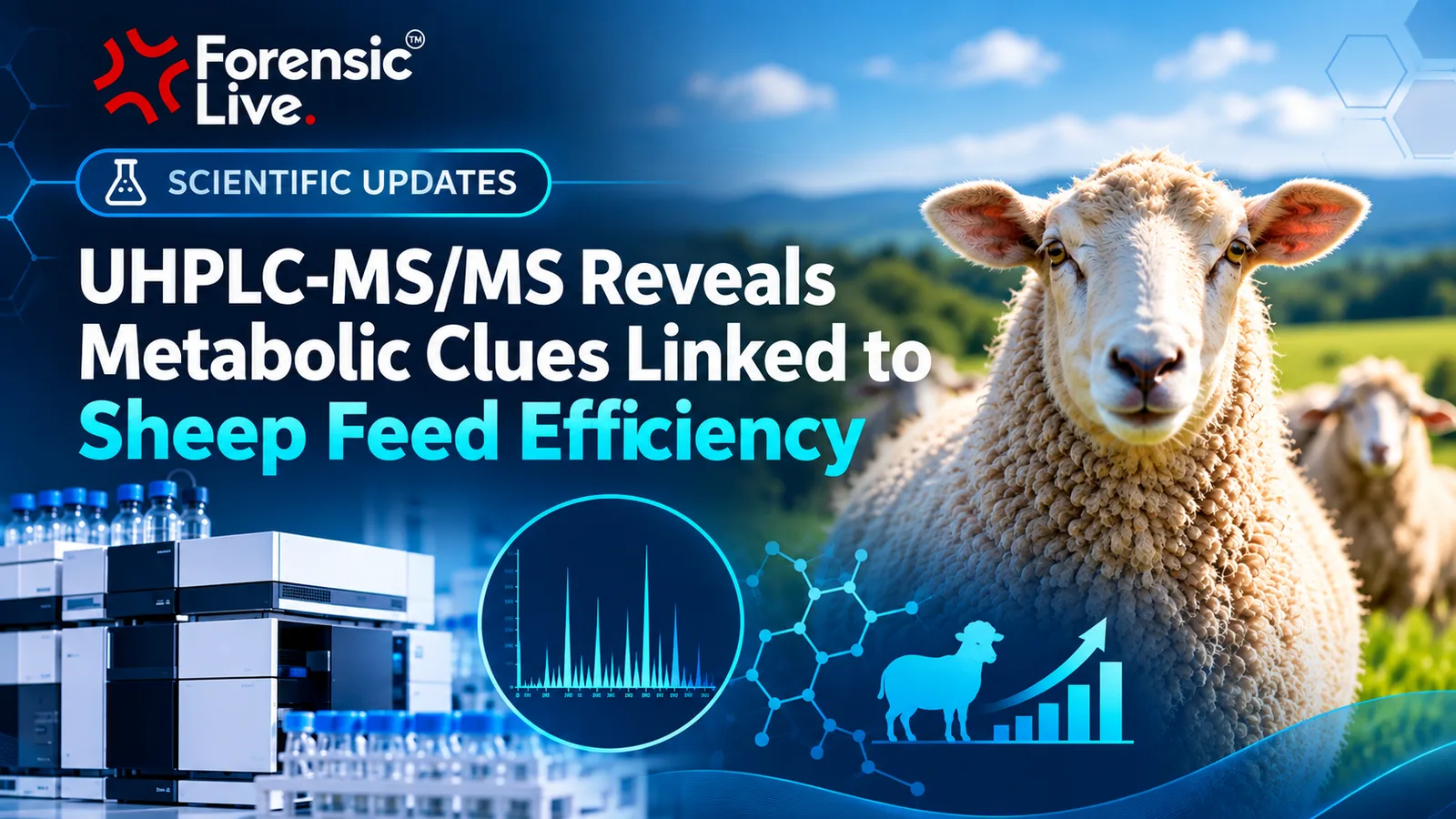 UHPLC-MS/MS Reveals Metabolic Clues Linked to Sheep Feed Efficiency