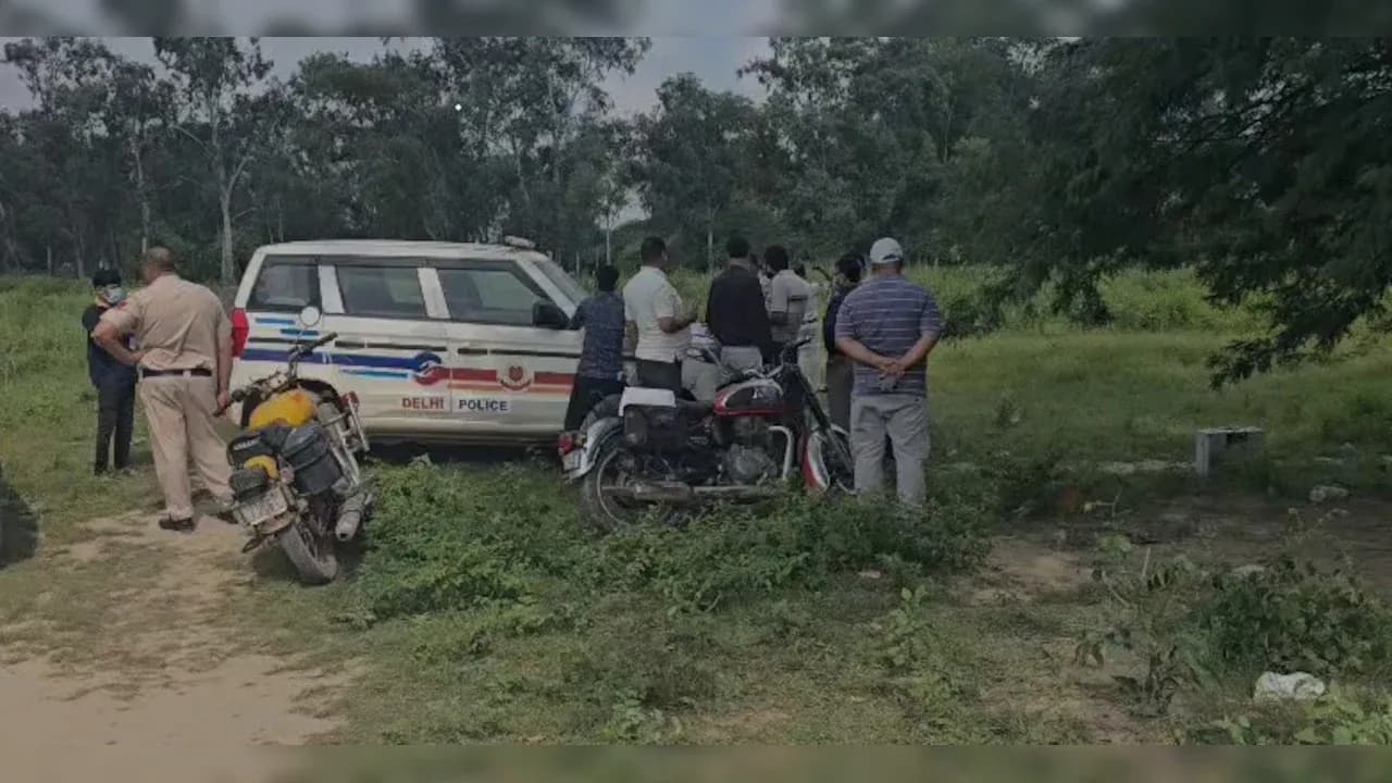 Police at spot